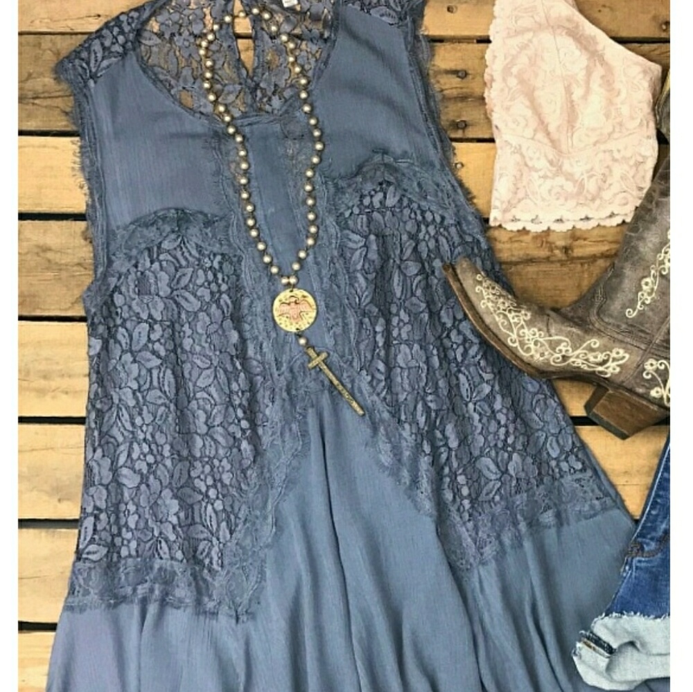 Umgee 2x plus lace dress tunic